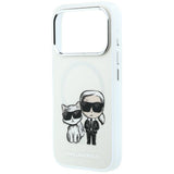 Karl Lagerfeld iPhone 17 Pro Max/iPhone 18 Pro Max Cover Smooth Karl & Choupette Sketch Beige
