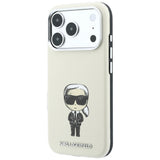 Karl Lagerfeld iPhone 17 Pro/iPhone 18 Pro Cover Smooth Ikonik Sketch Beige