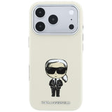Karl Lagerfeld iPhone 17 Pro/iPhone 18 Pro Cover Smooth Ikonik Sketch Beige