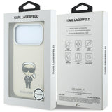 Karl Lagerfeld iPhone 17 Pro/iPhone 18 Pro Cover Smooth Ikonik Sketch Beige