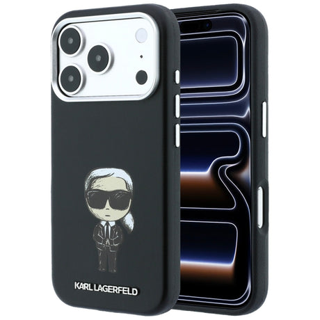 Karl Lagerfeld iPhone 17 Pro/iPhone 18 Pro Cover Smooth Ikonik Sketch Sort