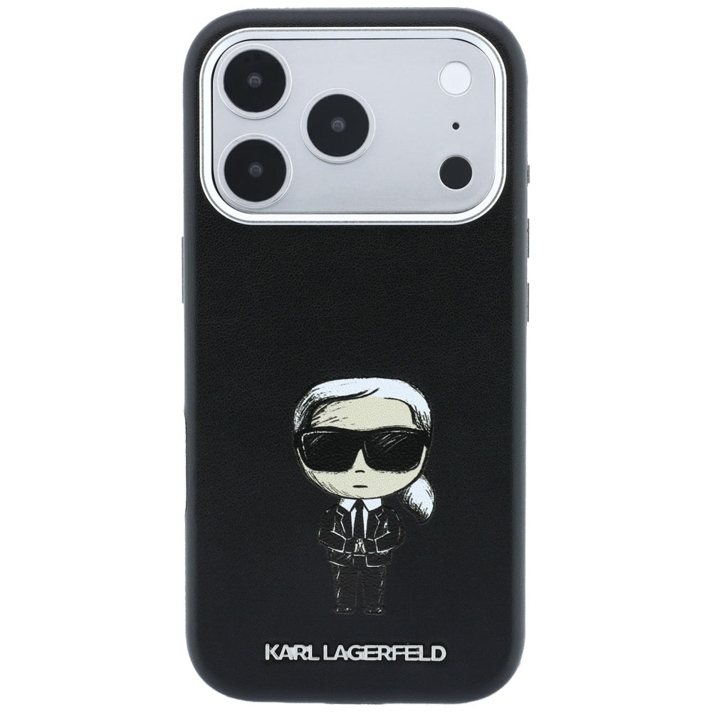 Karl Lagerfeld iPhone 17 Pro/iPhone 18 Pro Cover Smooth Ikonik Sketch Sort