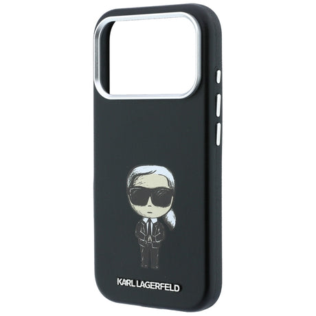 Karl Lagerfeld iPhone 17 Pro/iPhone 18 Pro Cover Smooth Ikonik Sketch Sort