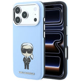 Karl Lagerfeld iPhone 17 Pro/iPhone 18 Pro Cover Smooth Ikonik Sketch Blå