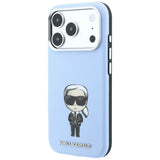 Karl Lagerfeld iPhone 17 Pro/iPhone 18 Pro Cover Smooth Ikonik Sketch Blå