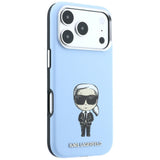 Karl Lagerfeld iPhone 17 Pro/iPhone 18 Pro Cover Smooth Ikonik Sketch Blå