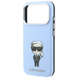 Karl Lagerfeld iPhone 17 Pro/iPhone 18 Pro Cover Smooth Ikonik Sketch Blå