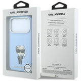 Karl Lagerfeld iPhone 17 Pro/iPhone 18 Pro Cover Smooth Ikonik Sketch Blå