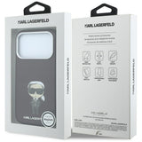 Karl Lagerfeld iPhone 17 Pro/iPhone 18 Pro Cover Smooth Ikonik Sketch Burgundy