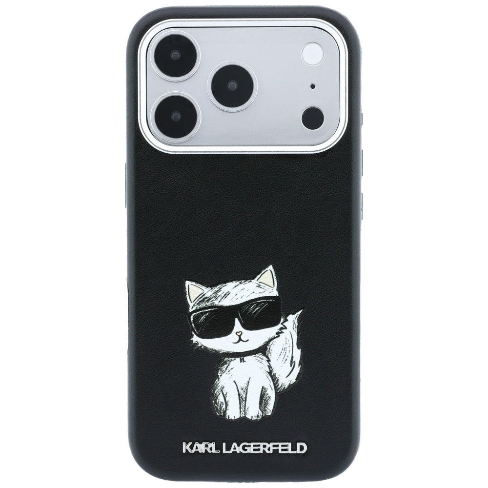 Karl Lagerfeld iPhone 17 Pro/iPhone 18 Pro Cover Smooth Choupette Sketch Sort