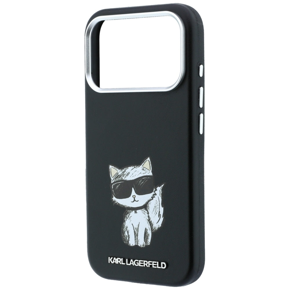 Karl Lagerfeld iPhone 17 Pro/iPhone 18 Pro Cover Smooth Choupette Sketch Sort
