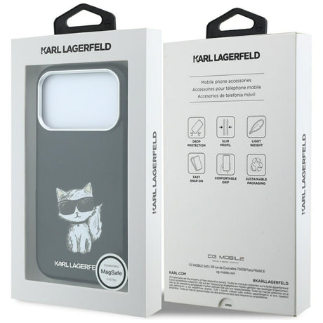 Karl Lagerfeld iPhone 17 Pro/iPhone 18 Pro Cover Smooth Choupette Sketch Sort