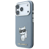 Karl Lagerfeld iPhone 17 Pro/iPhone 18 Pro Cover Smooth Choupette Sketch Blå