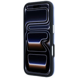 Karl Lagerfeld iPhone 17 Pro/iPhone 18 Pro Cover Grained Mono Resin Logo Blå