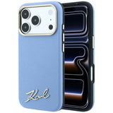 Karl Lagerfeld iPhone 17 Pro Max/iPhone 18 Pro Max Cover Script Logo Blå