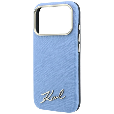 Karl Lagerfeld iPhone 17 Pro Max/iPhone 18 Pro Max Cover Script Logo Blå