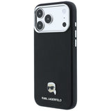 Karl Lagerfeld iPhone 17 Pro Max/iPhone 18 Pro Max Cover Grained Karl Sort