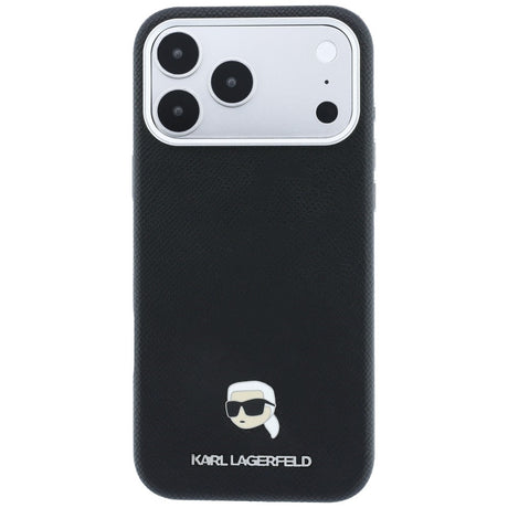 Karl Lagerfeld iPhone 17 Pro Max/iPhone 18 Pro Max Cover Grained Karl Sort