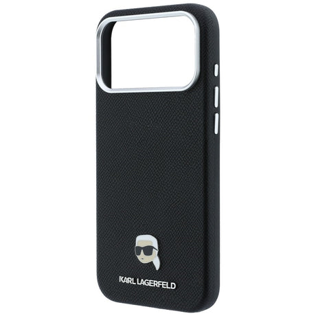 Karl Lagerfeld iPhone 17 Pro Max/iPhone 18 Pro Max Cover Grained Karl Sort
