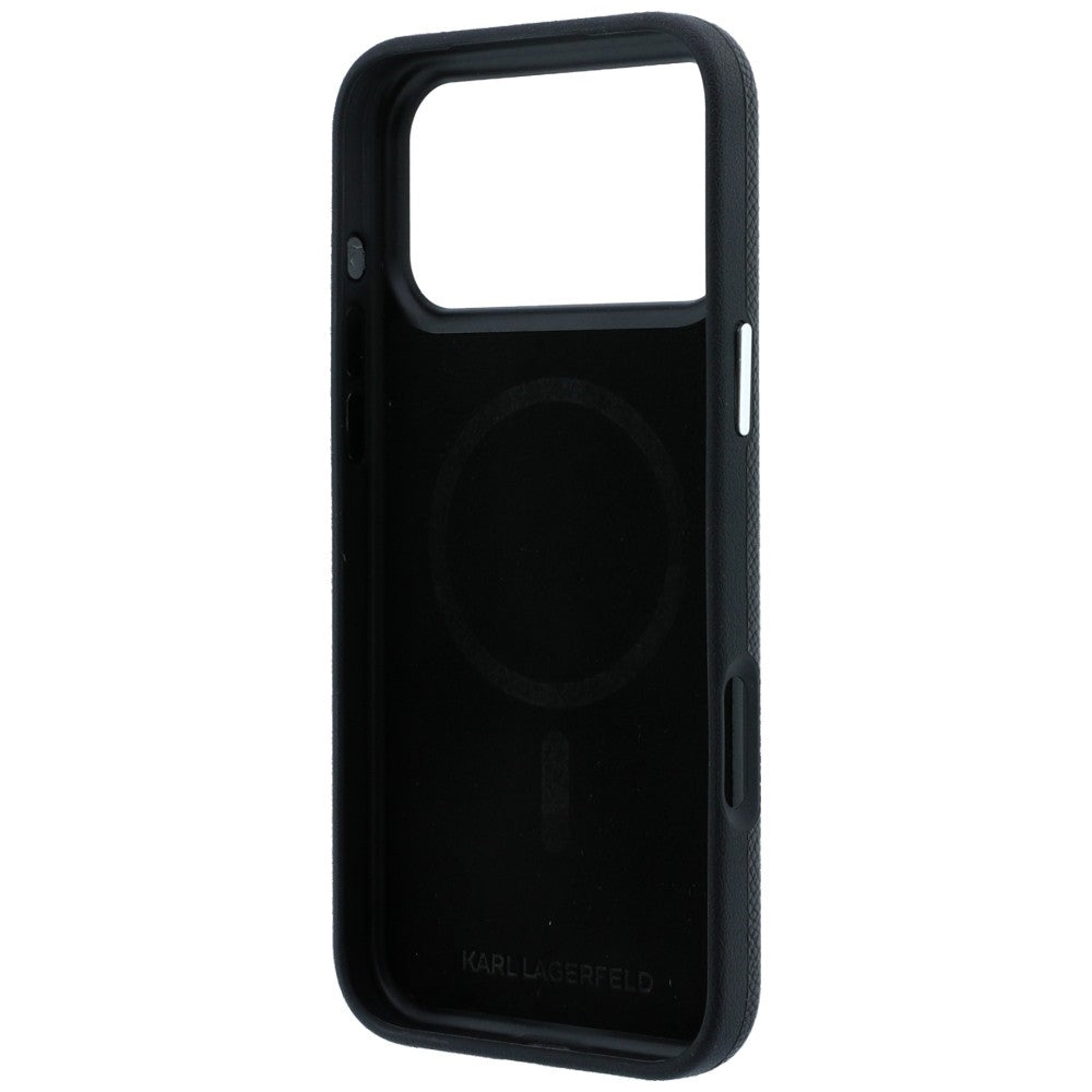 Karl Lagerfeld iPhone 17 Pro Max/iPhone 18 Pro Max Cover Grained Karl Sort