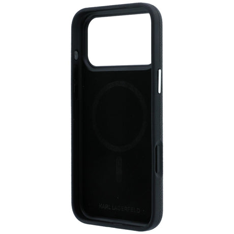 Karl Lagerfeld iPhone 17 Pro Max/iPhone 18 Pro Max Cover Grained Karl Sort