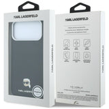 Karl Lagerfeld iPhone 17 Pro Max/iPhone 18 Pro Max Cover Grained Karl Sort
