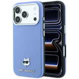 Karl Lagerfeld iPhone 17 Pro/iPhone 18 Pro Cover Grained Choupette Blå