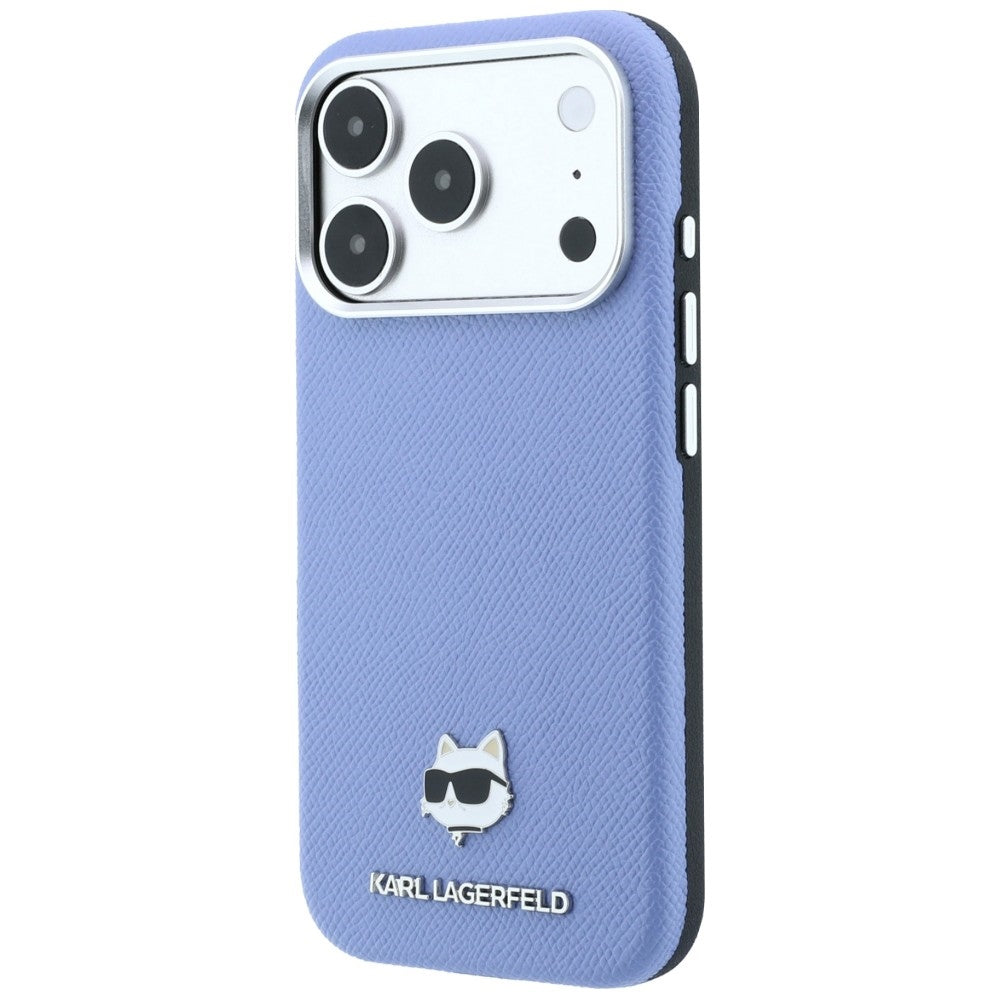 Karl Lagerfeld iPhone 17 Pro/iPhone 18 Pro Cover Grained Choupette Blå