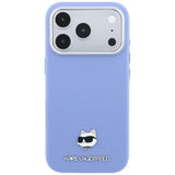 Karl Lagerfeld iPhone 17 Pro/iPhone 18 Pro Cover Grained Choupette Blå