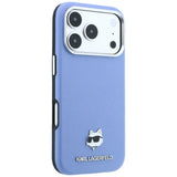 Karl Lagerfeld iPhone 17 Pro/iPhone 18 Pro Cover Grained Choupette Blå
