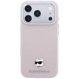 Karl Lagerfeld iPhone 17 Pro/iPhone 18 Pro Cover Grained Choupette Lyserød