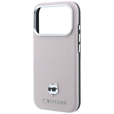 Karl Lagerfeld iPhone 17 Pro/iPhone 18 Pro Cover Grained Choupette Lyserød