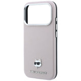 Karl Lagerfeld iPhone 17 Pro Max/iPhone 18 Pro Max Cover Grained Choupette Lyserød