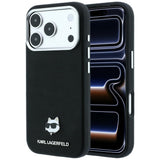 Karl Lagerfeld iPhone 17 Pro/iPhone 18 Pro Cover Grained Choupette Sort