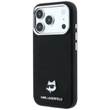 Karl Lagerfeld iPhone 17 Pro/iPhone 18 Pro Cover Grained Choupette Sort