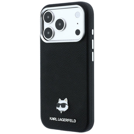 Karl Lagerfeld iPhone 17 Pro/iPhone 18 Pro Cover Grained Choupette Sort
