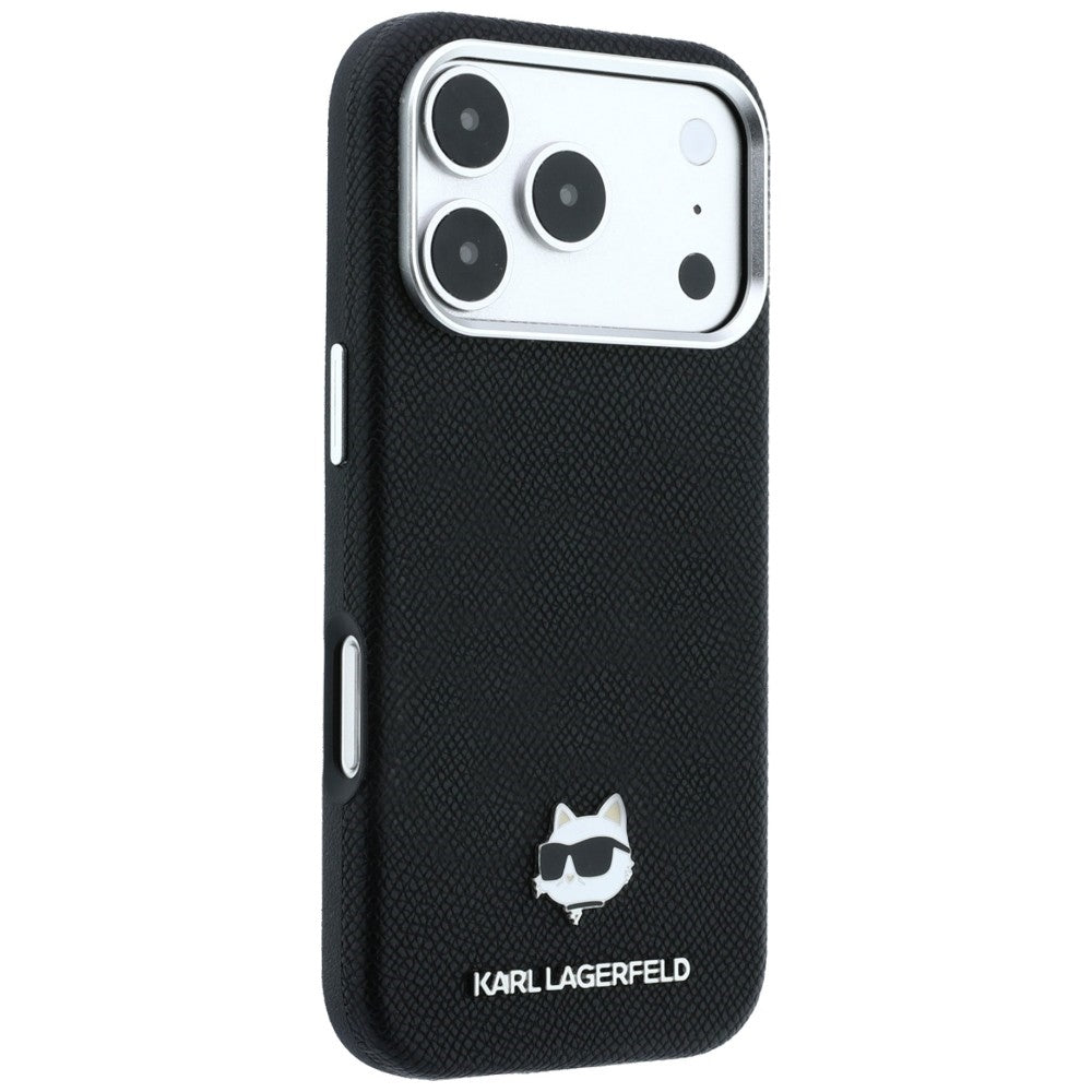Karl Lagerfeld iPhone 17 Pro/iPhone 18 Pro Cover Grained Choupette Sort