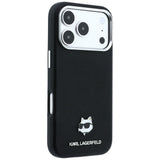Karl Lagerfeld iPhone 17 Pro/iPhone 18 Pro Cover Grained Choupette Sort