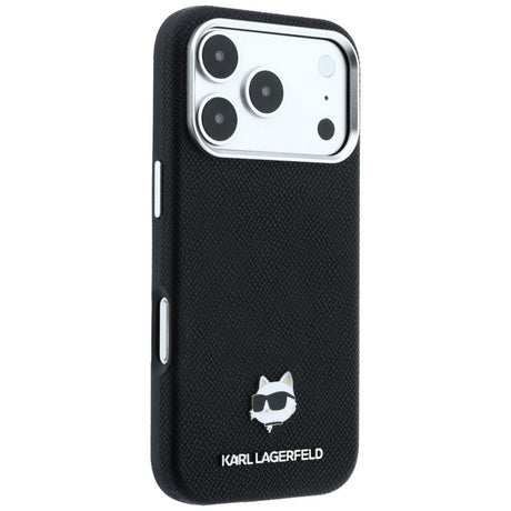 Karl Lagerfeld iPhone 17 Pro/iPhone 18 Pro Cover Grained Choupette Sort