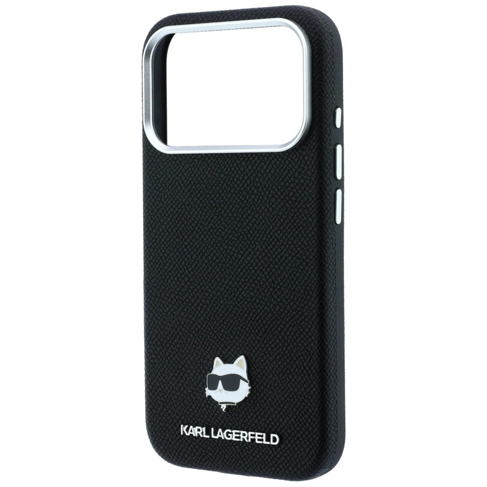 Karl Lagerfeld iPhone 17 Pro/iPhone 18 Pro Cover Grained Choupette Sort