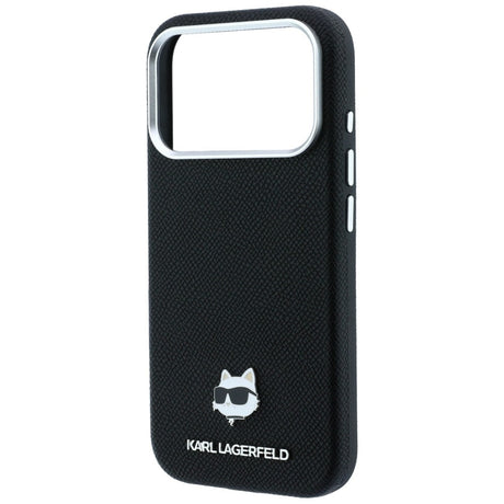 Karl Lagerfeld iPhone 17 Pro/iPhone 18 Pro Cover Grained Choupette Sort