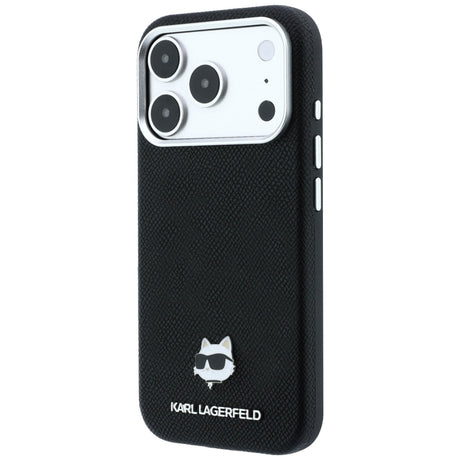 Karl Lagerfeld iPhone 17 Pro Max/iPhone 18 Pro Max Cover Grained Choupette Sort