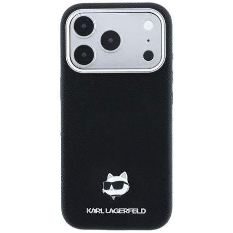 Karl Lagerfeld iPhone 17 Pro Max/iPhone 18 Pro Max Cover Grained Choupette Sort