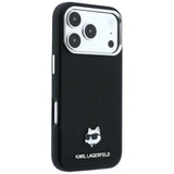 Karl Lagerfeld iPhone 17 Pro Max/iPhone 18 Pro Max Cover Grained Choupette Sort