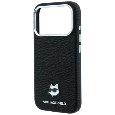 Karl Lagerfeld iPhone 17 Pro Max/iPhone 18 Pro Max Cover Grained Choupette Sort
