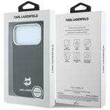 Karl Lagerfeld iPhone 17 Pro Max/iPhone 18 Pro Max Cover Grained Choupette Sort