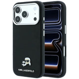 Karl Lagerfeld iPhone 17 Pro/iPhone 18 Pro Cover Grained Heads Sort