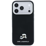 Karl Lagerfeld iPhone 17 Pro/iPhone 18 Pro Cover Grained Heads Sort