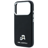 Karl Lagerfeld iPhone 17 Pro/iPhone 18 Pro Cover Grained Heads Sort