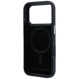 Karl Lagerfeld iPhone 17 Pro/iPhone 18 Pro Cover Grained Heads Sort
